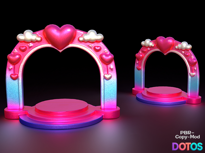 Valentine Heart Arch Backdrop | DOTOS Decor