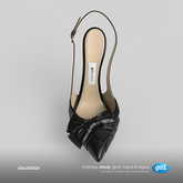 [Gos] Claudette Bow Pumps - Black