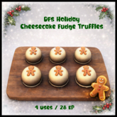 DFS Holiday Cheesecake Fudge Truffles - ACTUAL ITEM