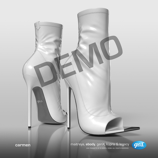 [Gos] Carmen Latex Booties - DEMO