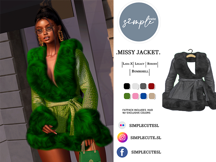 [simpleCUTE]  Missy Jacket - Grey  //ADD ME//