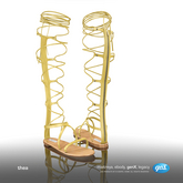 [Gos] Thea Gladiator Sandals - Spicy Mustard