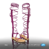 [Gos] Thea Gladiator Sandals - Magenta Purple