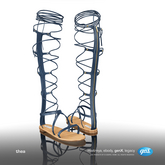 [Gos] Thea Gladiator Sandals - Dress Blues