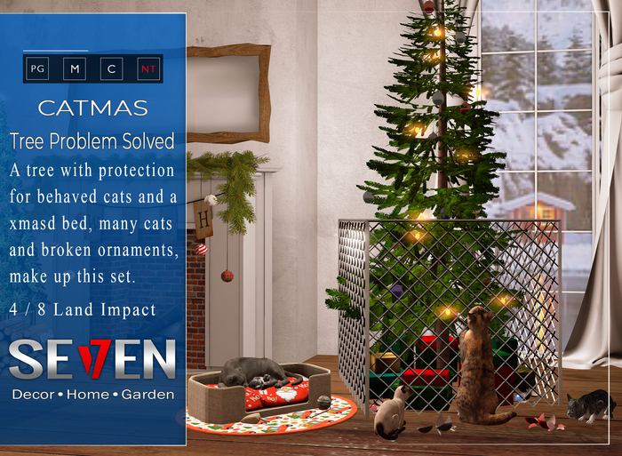 SE7EN - Catmas Tree Problem Solved