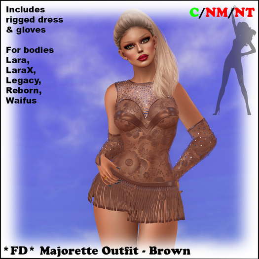 *FD* Majorette Outfit [Boxed] Brown