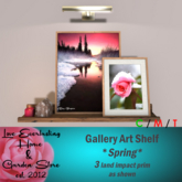 LE ~ Gallery Art Shelf * Spring*