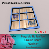 LE ~ Tic Tac Toe Ground Board *Spring v1.4*