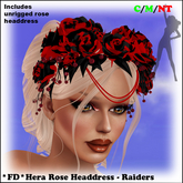 *FD* Hera Rose Headress [Boxed] Raiders