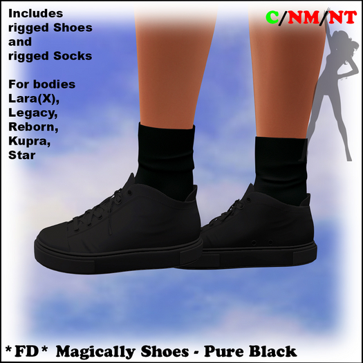 *FD* Magically Shoes [Boxed] Pure Black