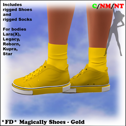 *FD* Magically Shoes [Boxed] Gold