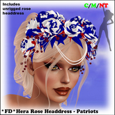 *FD* Hera Rose Headress [Boxed] Patriots