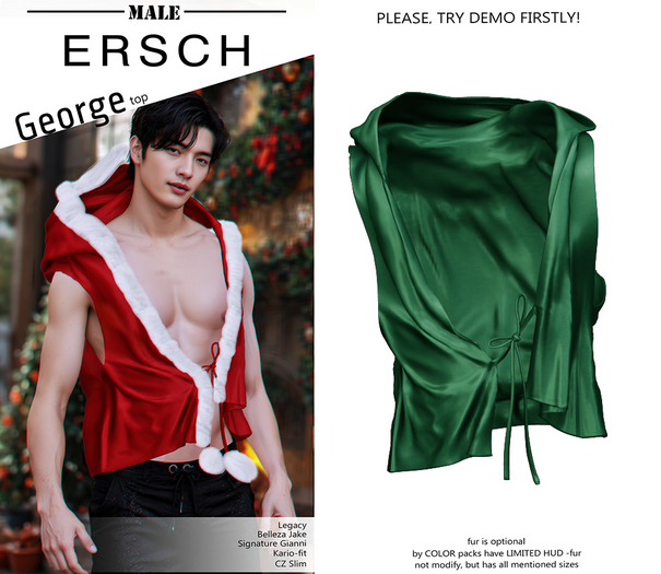 ERSCH - George top -green-