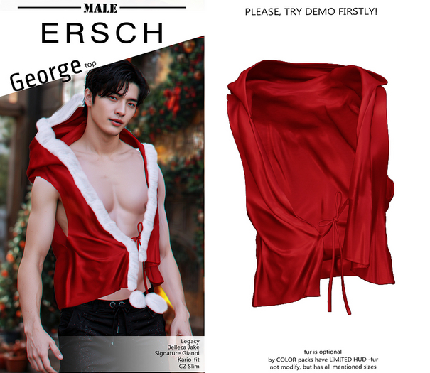 ERSCH - George top -red-