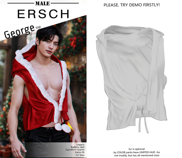 ERSCH - George top -white-