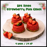 DFS Xmas Strawberry Mini Cakes - ACTUAL ITEM