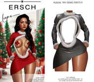 ERSCH - Liama MiniDress -gray glitter-