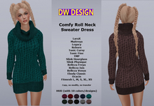 DW - Comfy Roll Neck Sweater Dress