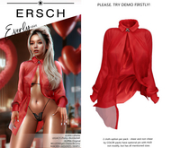 ERSCH - Everly shirt -red-