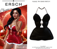 ERSCH - Claussi Dress -glitter black-
