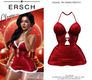 ERSCH - Claussi Dress -glitter red-