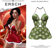 ERSCH - Claussi Dress -knit green-