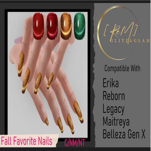 [ReM]  Spiced Latte Nails