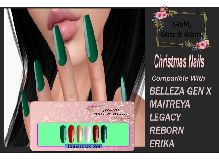 [ReM] Christmas nails Fatpack