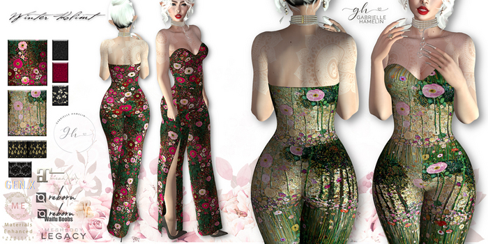 ♥ {GH} Winter Klimt Diamond Jumpsuit 2025 ♥ – LaraX, LaraX Petite, Legacy, Bombshell,  Perky, eBody ReBorn, Waifu, Kupra