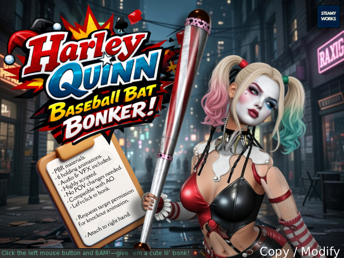 Baseball Bat Bonker (Harley Quinn)
