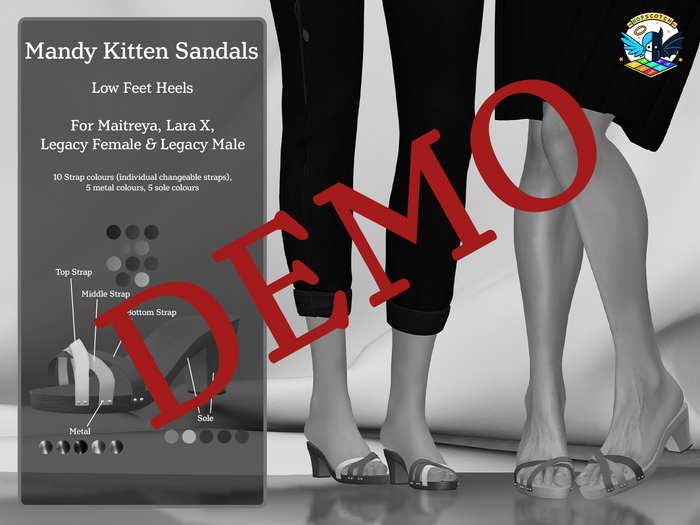 *~*HopScotch*~* Mandy Kitten Sandals DEMO