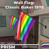 (Peacock) Classic Baker 1978 Pride Flag
