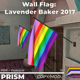 (Peacock) 9-Stripe Baker 2017 Pride Flag
