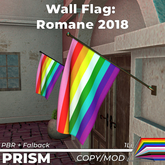 (Peacock) 9-Stripe Romane Pride Flag