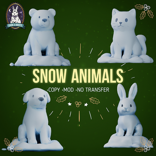 DW// SNOW ANIMALS 