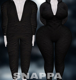 SNAPPA - Black Pajama - MUNECA PACK - MUNECA PACK - MUNECA, T1, T2, T3 PREGNANCY