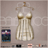 Baiastice_Deconstructed Mini Dress-Sand