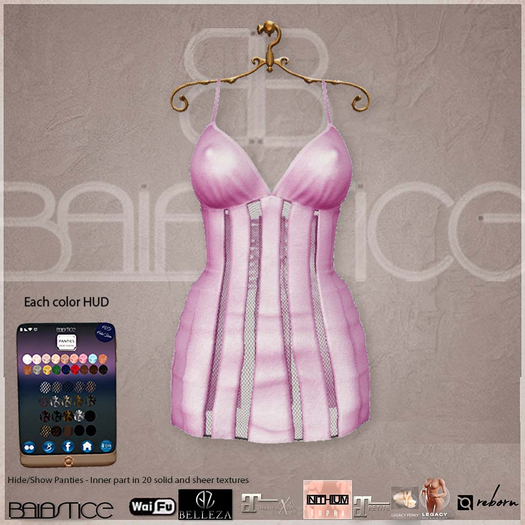 Baiastice_Deconstructed Mini Dress-Pink