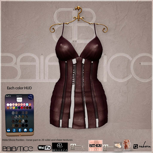 Baiastice_Deconstructed Mini Dress-Merlot