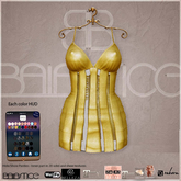 Baiastice_Deconstructed Mini Dress-Jonquil