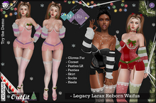 - MicRo - Outfit Holiday Candy Rose White Lilac