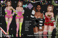 - MicRo - Outfit Holiday Candy Lime Pink Hot