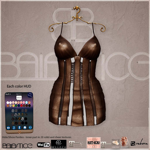 Baiastice_Deconstructed Mini Dress-Cocoa