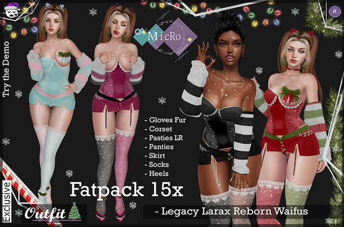 - MicRo - Outfit Holiday Candy Fatpack Exclusive