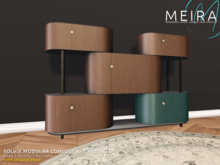 Solvix Modular Console A - Chestnut
