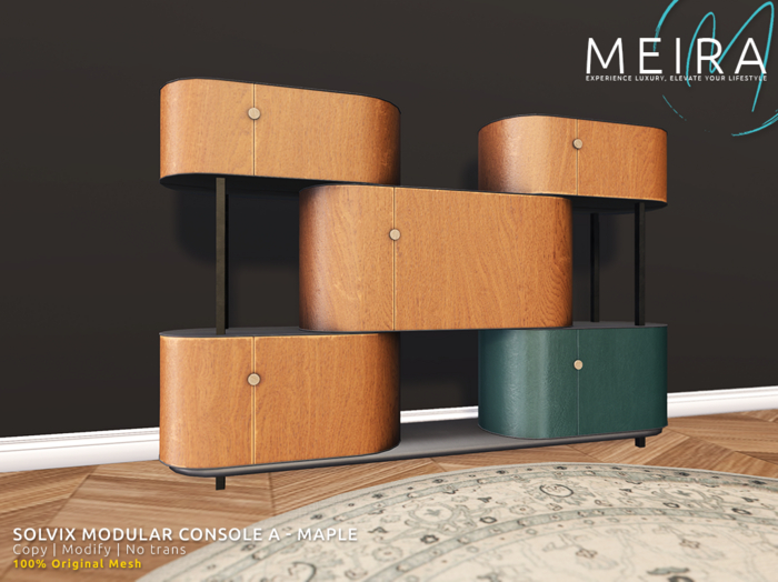 Solvix Modular Console A - Maple