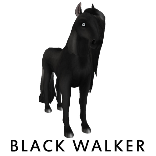 Female, Black Walker, Diamond, Tail: Crystal Cassette Ultraviolet