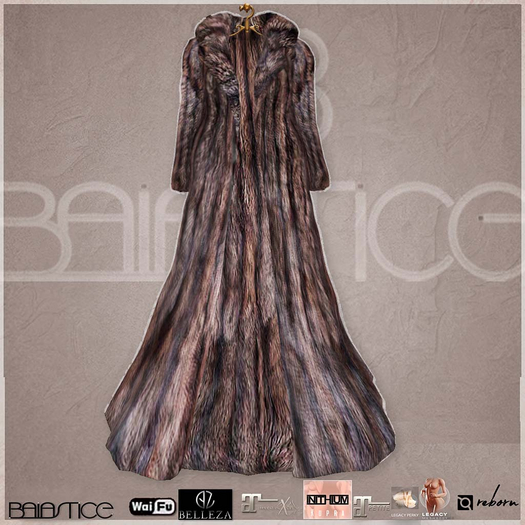 Baiastice_Long Fur Coat-Mink