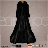 Baiastice_Long Fur Coat-Black