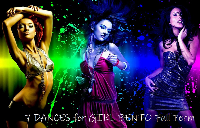 7 DANCES for GIRL BENTO Full Perm + HUD